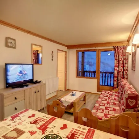 3 Pieces Pour 6 Pers Aux Menuires, Acces Direct Aux Pistes - Fr-1-178-166 Apartamento *